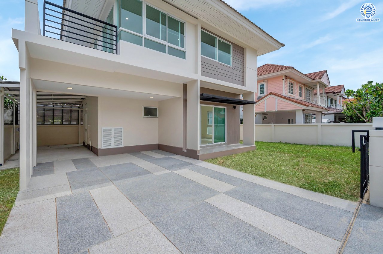 บ้านมือสองตกแต่งใหม่ โครงการ เพอร์เฟคพาร์ค วัดพระนอน จากแบรนด์ Property Perfect เนื้อที่ 56.3 ตร.ว. ฟังก์ชันจัดเต็ม 3 ห้องนอน 3 ห้องน้ำ 2 ที่จอดรถ พร้อม Facilities ครบครัน บนทำเลเชื่อมต่อถนนกาญจนาฯ ใกล้ทางด่วน ศรีรัช-วงแหวนฯ เซ็นทรัลเวสต์เกต และรถไฟฟ้าสายสีม่วง "สถานีตลาดบางใหญ่"